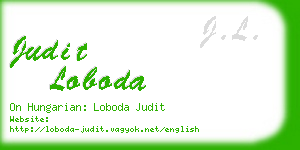 judit loboda business card